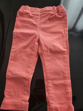 Pantalon  abricot tape à l oeil 2 ans