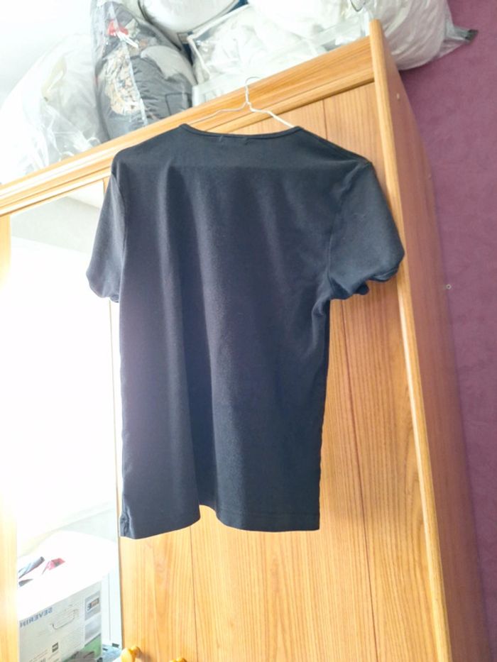 Tee-shirt noir coton bio - photo numéro 2