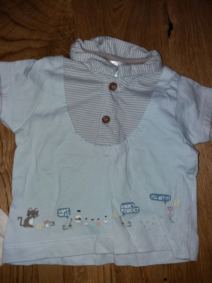 Lot tee shirt ete 3mois - photo numéro 4