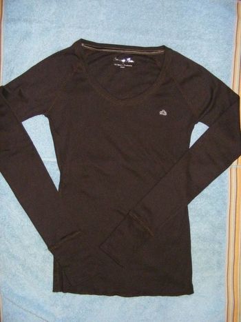T-shirt Banana moon manches longues marron Taille 1