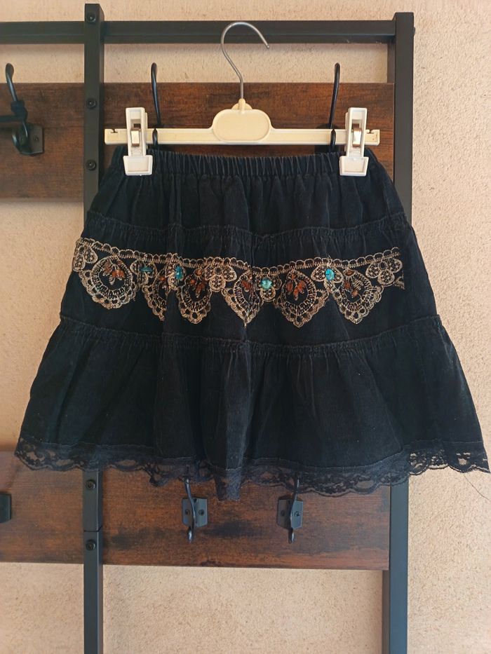 Jupe Bohème en velours 6 ans - photo numéro 5