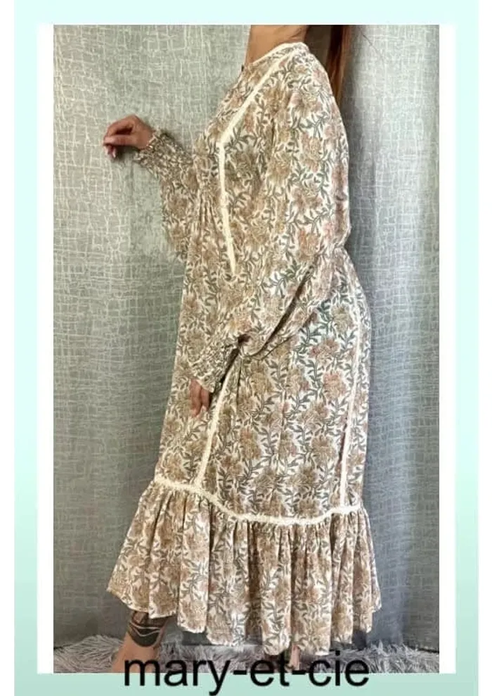 SOLDÉ - Robe bohème longue taille S/M - last queen - photo numéro 6