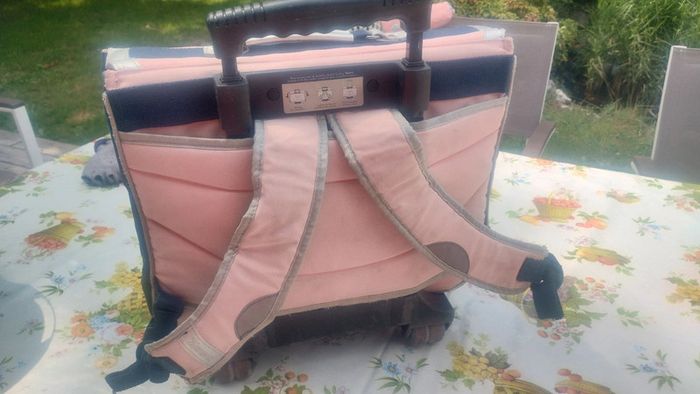 Cartable fille tann s Les Fantaisies Léonie 41 cm Rose/Bleu - photo numéro 5