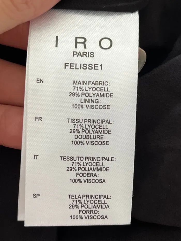 Robe longue à imprimé zébré dos nu IRO - photo numéro 9
