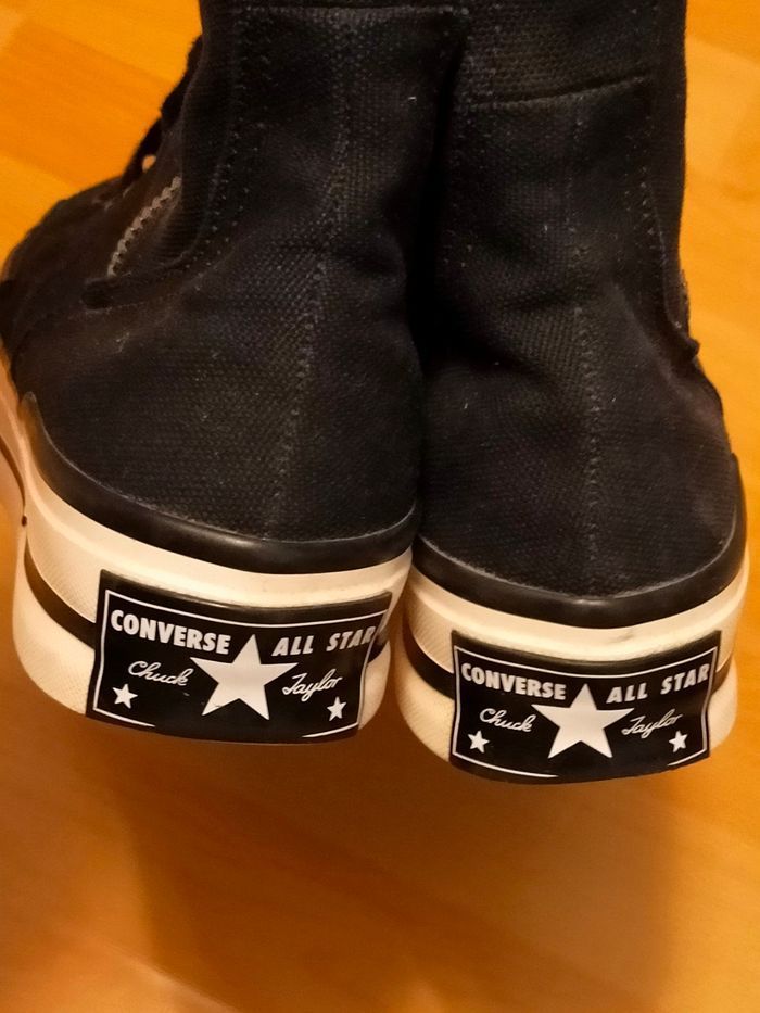 Converse plateforme pointure 41 noires - photo numéro 4