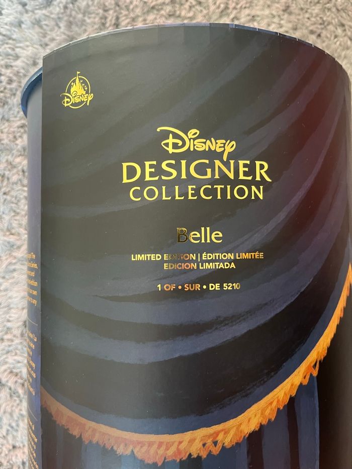 Poupée édition limitée (1 sur 5210) La Belle et La Bête Scellé - photo numéro 3