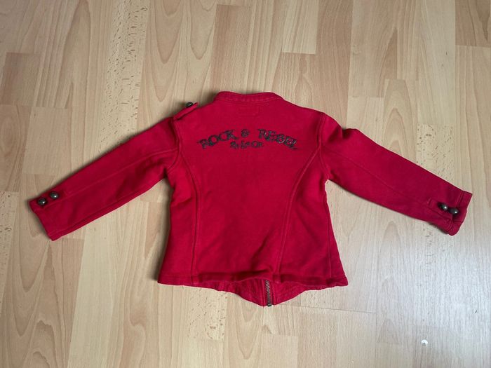 Veste rouge rock & rebel 4 ans - photo numéro 3
