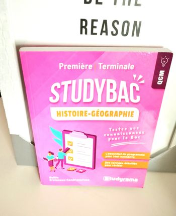 Studybac  Histoire-Géographie, Première / Terminale
