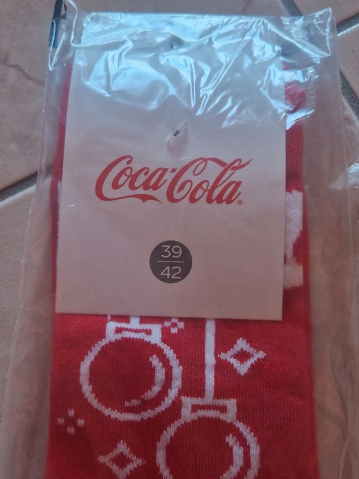 Chaussette coca cola noel - photo numéro 2