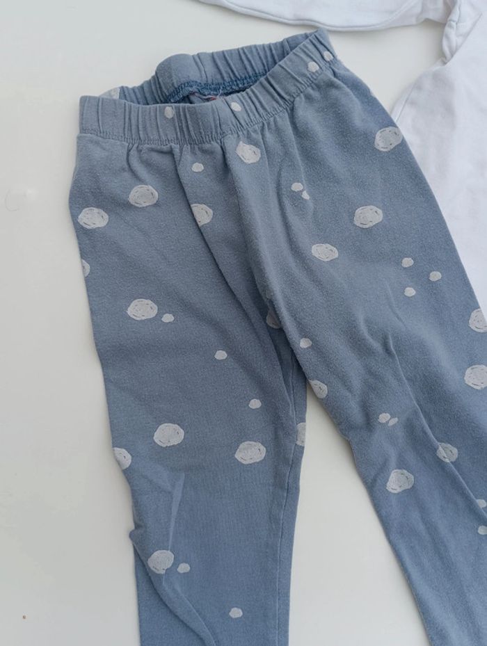 Lot t-shirt manches longues Orchestra et legging taille 2 ans - photo numéro 2