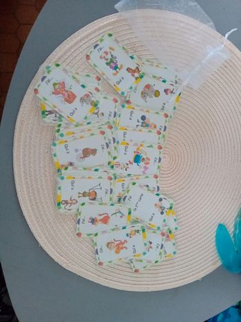 Jeu cartes j'ai qui a thème cirque