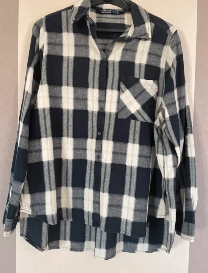 Chemise carreaux Zara - photo numéro 5