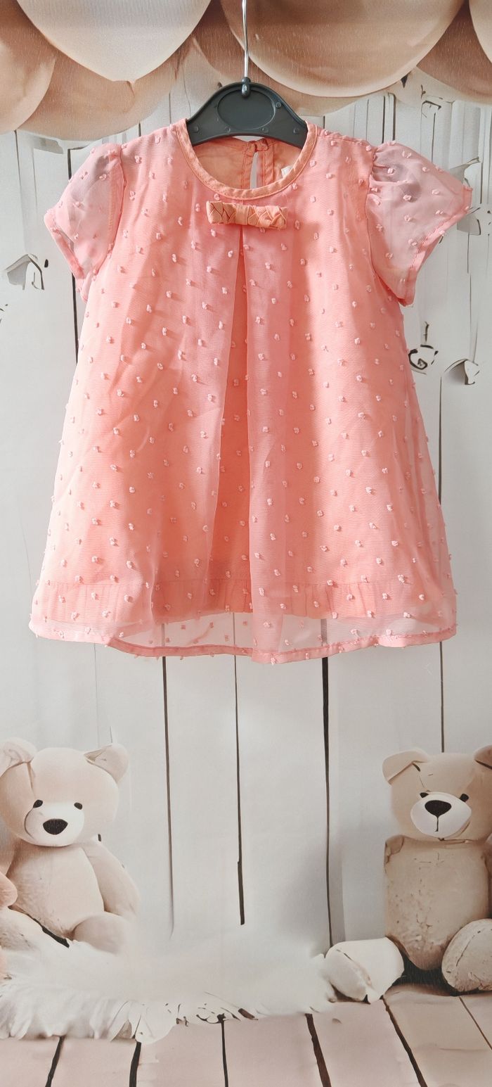 Robe Fille 6-9 mois 🌸 légère & élégante (marque inconnue) - photo numéro 2