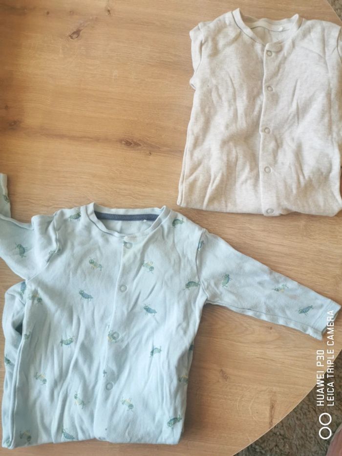 Lot 2 pyjamas léger 9 mois