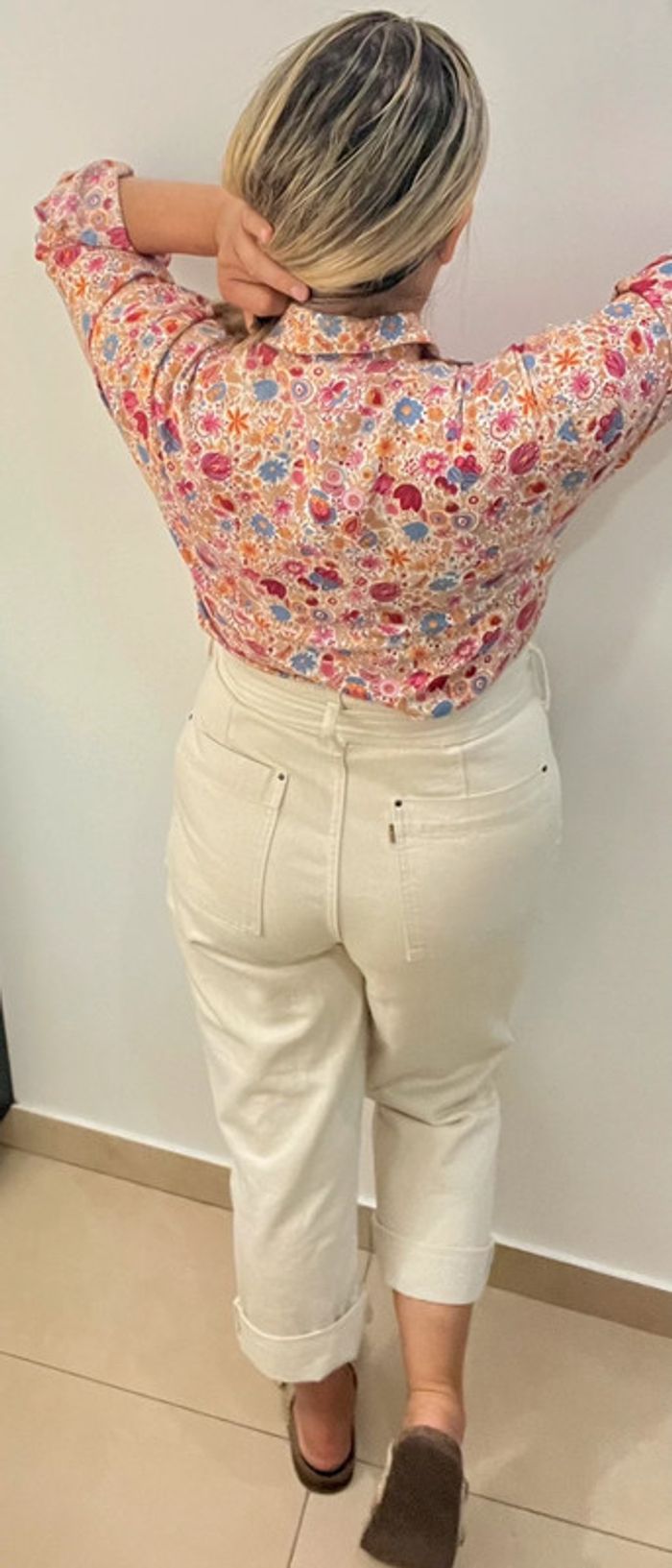 🌺 Chemise à fleurs style vintage Taille 38/40 - photo numéro 9
