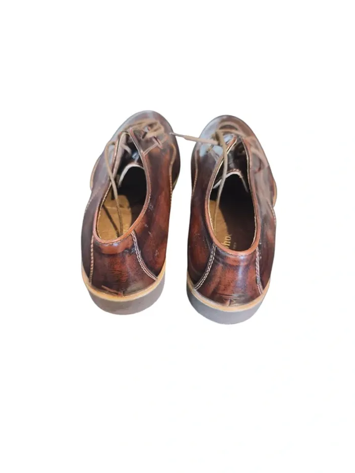 Chaussures en cuir vintage Lord Shoe, fabriquées en Italie, taille39 - photo numéro 4