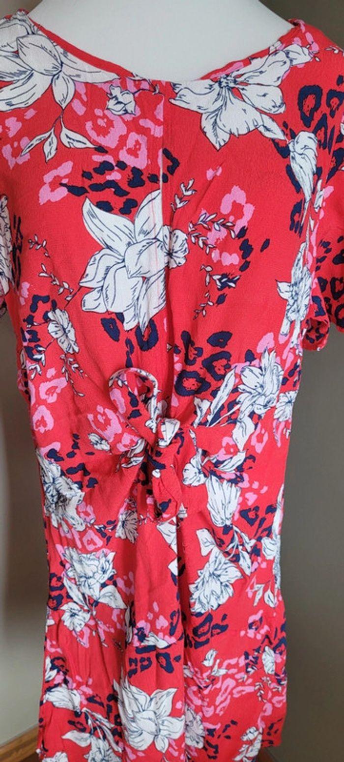 Jolie robe imprimée nœud Taille 46 - photo numéro 3