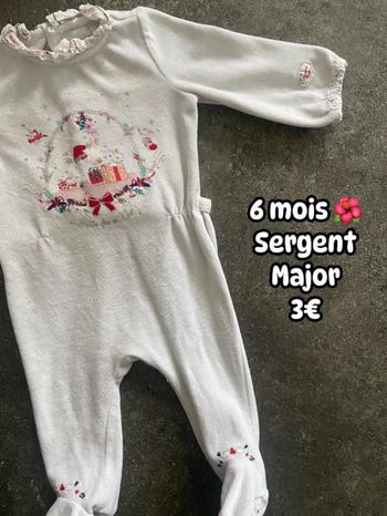 Pyjama 🌺 6 mois 🌺 Sergent Major