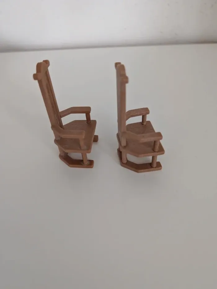 pièce détachée des playmobil 3440 3410 70955 chaise du moyen âge - photo numéro 3