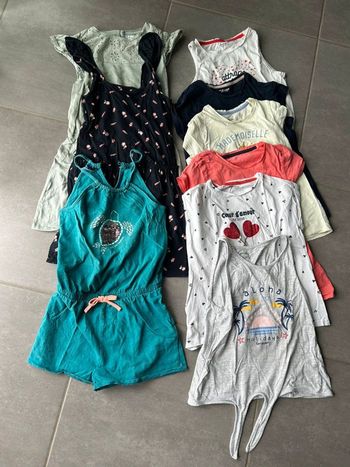Lot vêtements fille été 8 ans (13 articles)