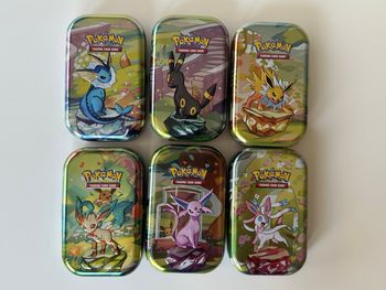 Lot de 6 Mini tin « évolutions prismatique » EV8.5 VIDE