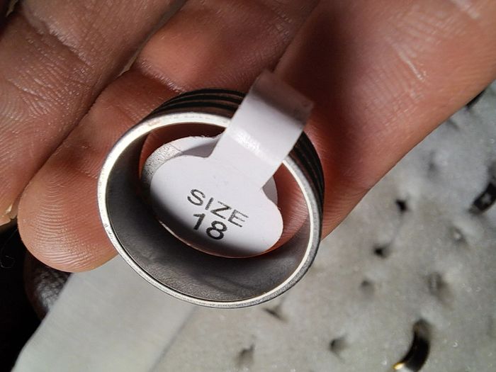 Bague acier inoxydable Granuleuse - photo numéro 2