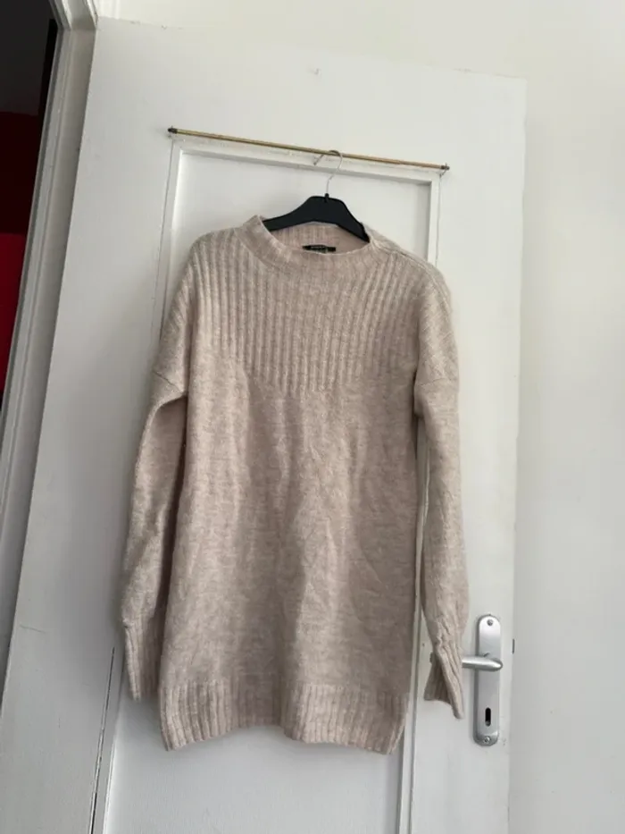 Sweat long en laine pour femmes