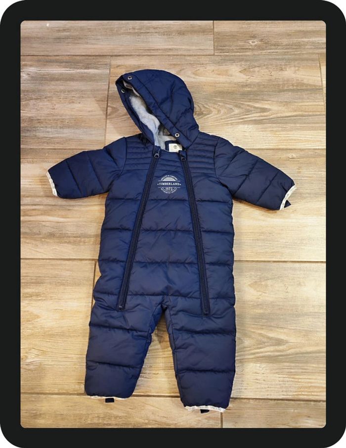 Combinaison bleu marine intérieur gris Timberland Taille 12 mois