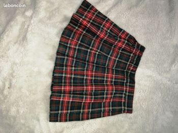 jupe plissée écossaise 