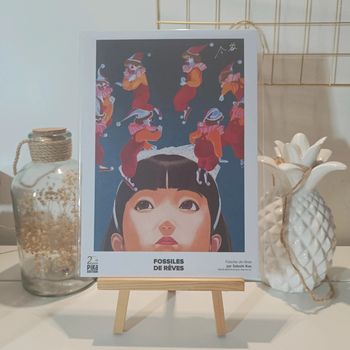 Ex-libris manga Fossiles de rêves 20 ans Pika