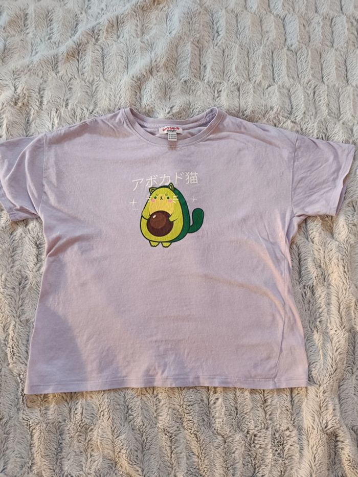 Tee shirt avocato chat avocat jennyfer