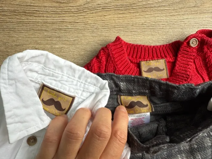 Ensemble Little Gent 3 mois pull body bodies réduction sur lot pantalon très bon état - photo numéro 5