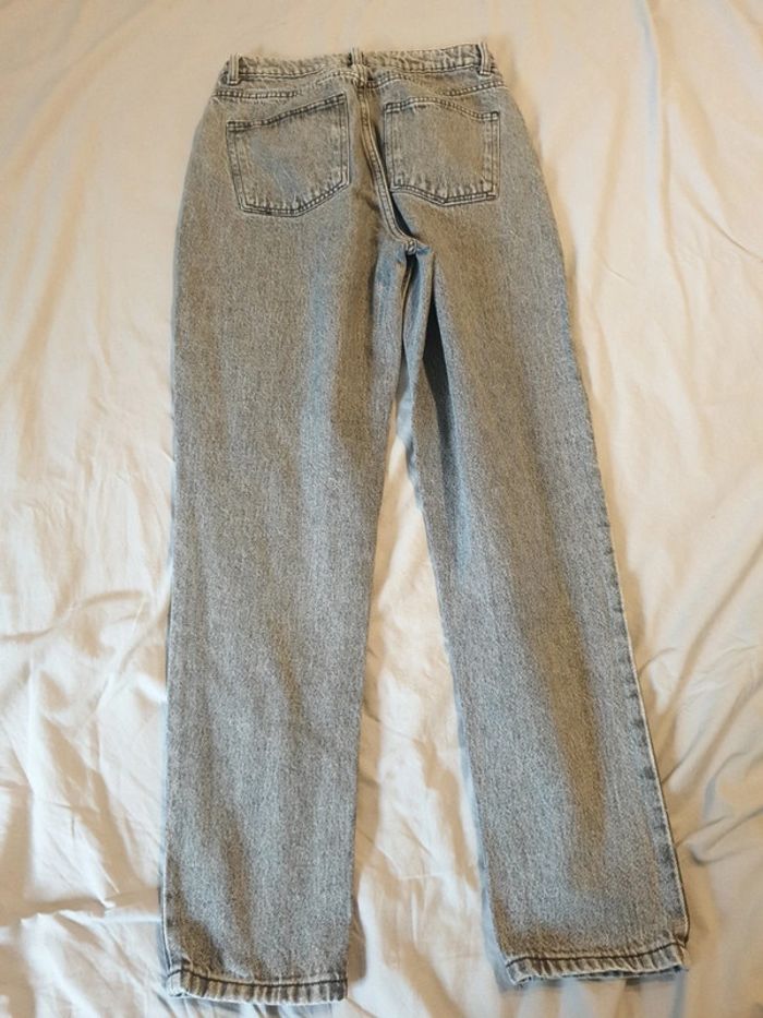 Jean mom noir neige taille 36 - photo numéro 2