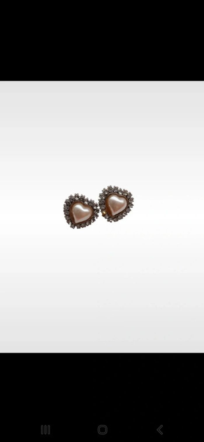 Parure boucles d oreilles et collier perles et corail - photo numéro 4