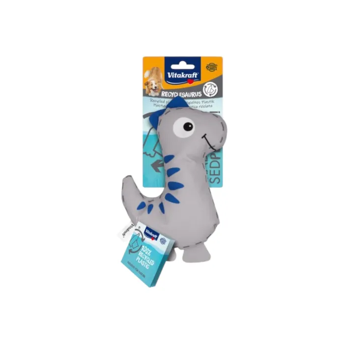Jouet pour chien Gris Vitakraft Dinosaure – 23 cm Neuf