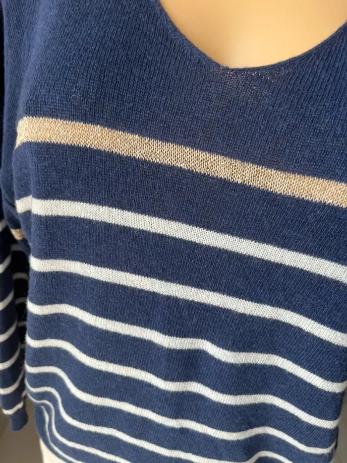 Pull marinière et cachemire - photo numéro 3