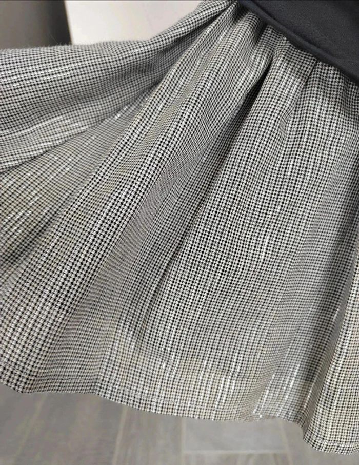 30 € Robe manches longues noir et gris Confetti (absorba) 8 ans Neuve sans étiquette - photo numéro 3