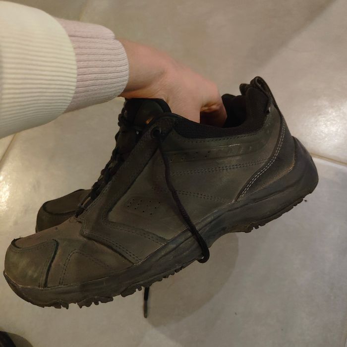 Chaussures marche homme Decathlon Newfeel dessus cuir - photo numéro 2