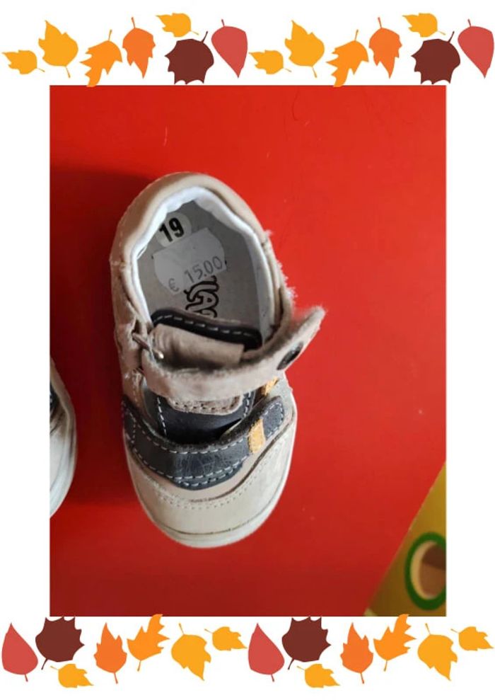Chaussure bébé en cuir taille 19 - photo numéro 3