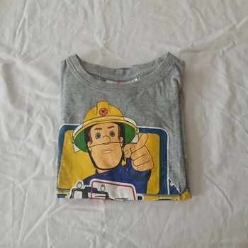 T-shirt sam le pompier • 6 ans • Fireman Sam 