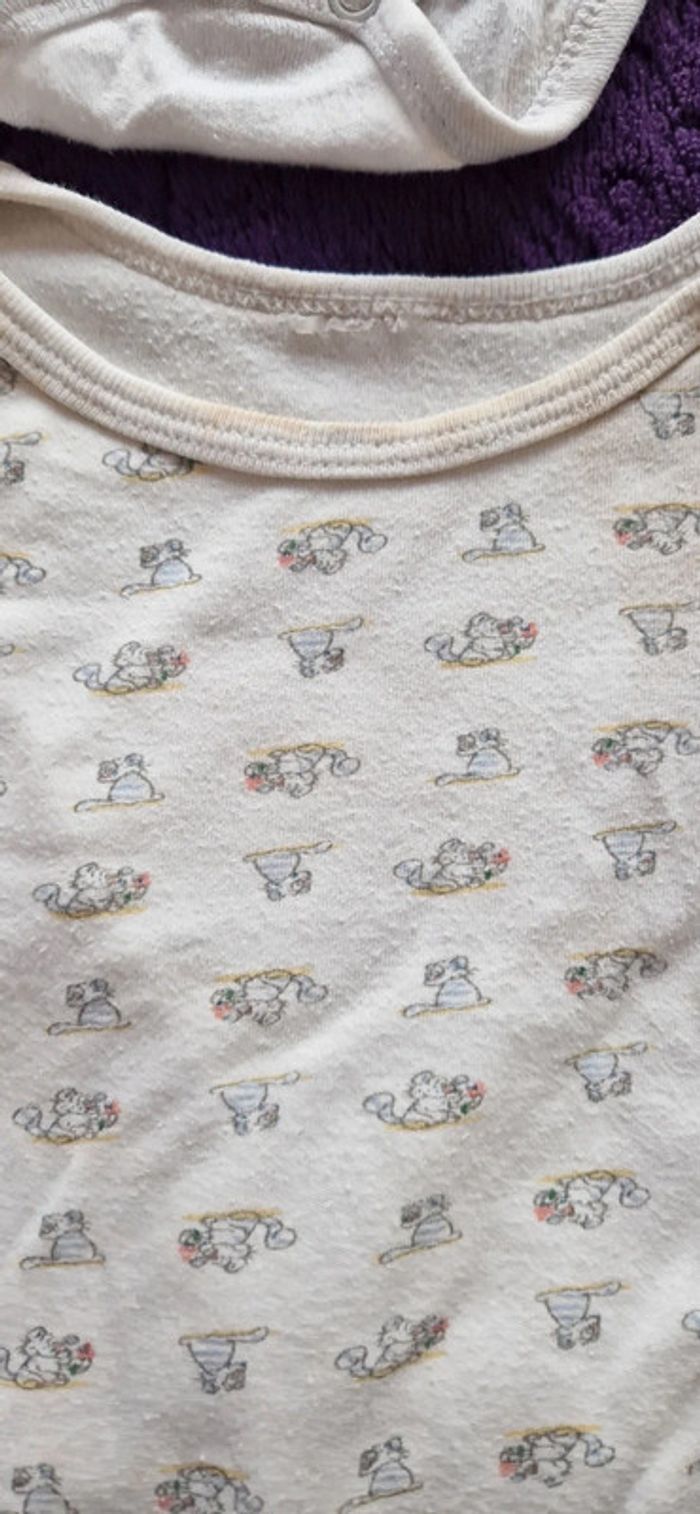 Lot de 4 bodies 12 et 18 mois mixte - photo numéro 9