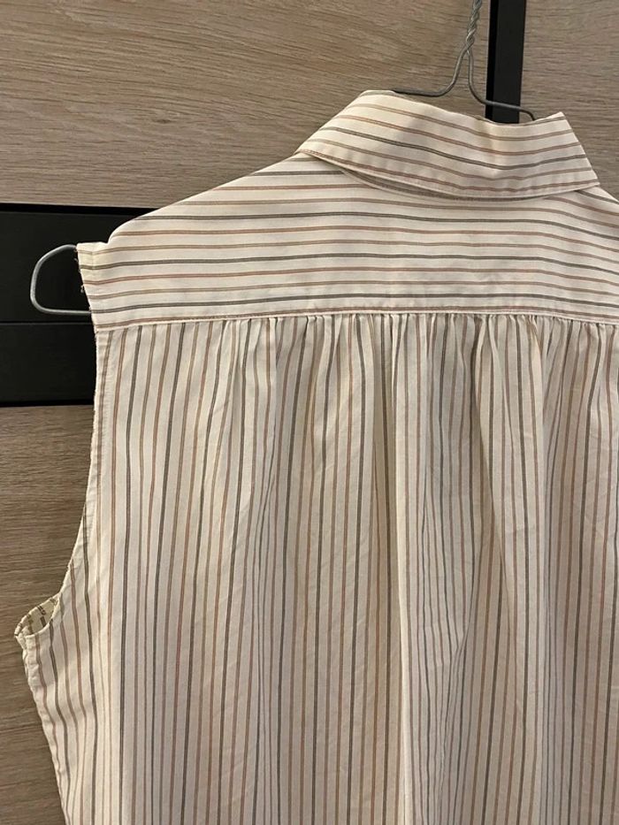 Chemise vintage marque Rayure Taille M - photo numéro 8