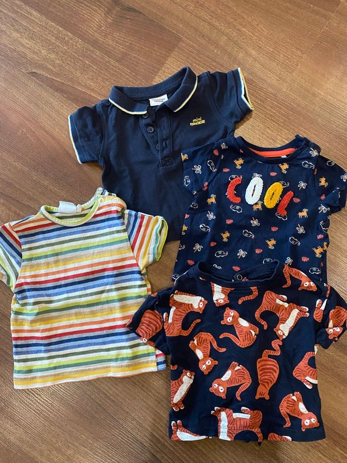 Lot 4 tee shirt manches courtes