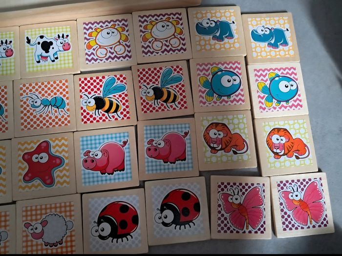 Jeu memo en bois - photo numéro 4
