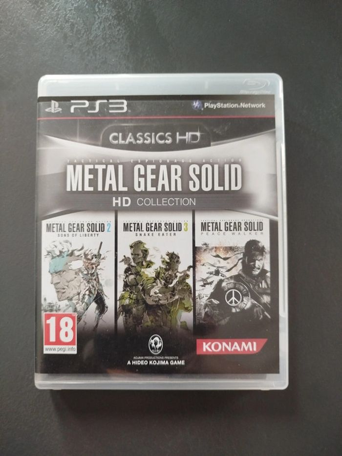 Métal gear solid hd collection ps3