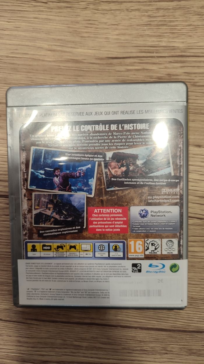 Uncharted 2 ps3 - photo numéro 3
