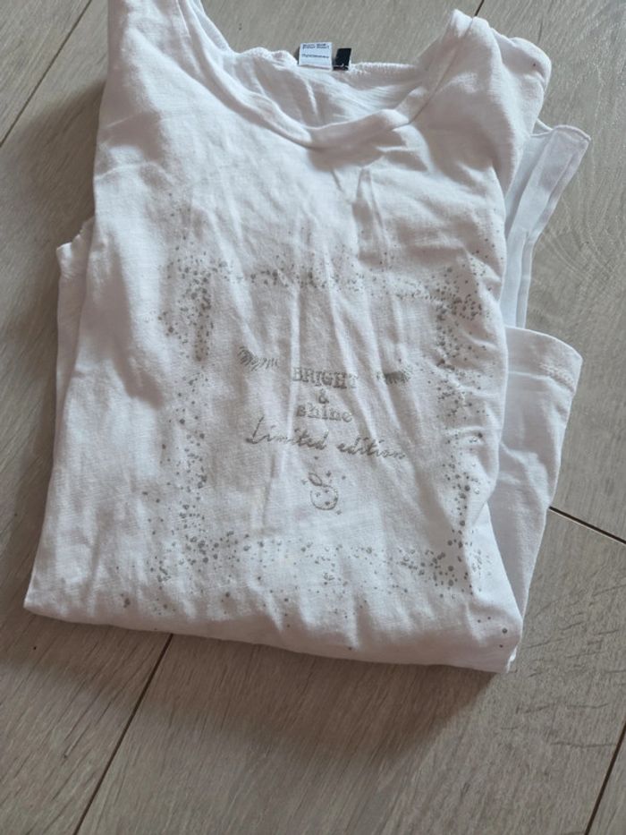 Tee shirt fille 3 pommes 11/12 ans 146 cm - photo numéro 4