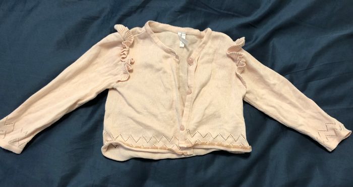 Cardigan rose poudré Orchestra 18 mois