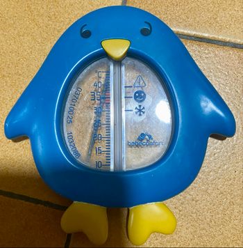 Thermomètre de bain pingouin 