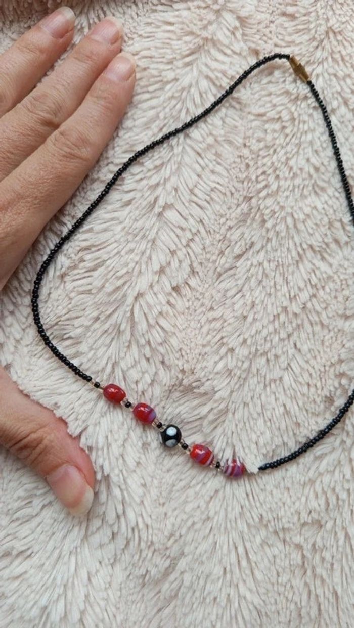 Collier élégant 🔸 perles Murano - photo numéro 2